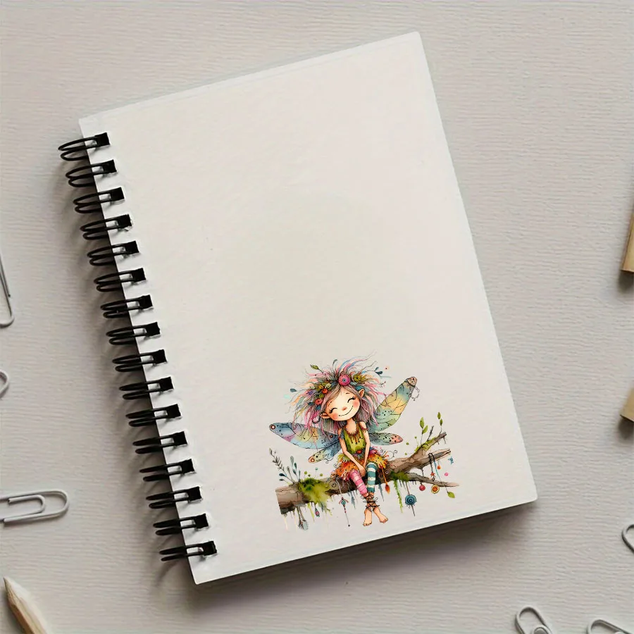 12pcs Boho Fairy UV DTF Cup Wrap Transfer Sticker Glass Coffee Mugs Decoration Cards Notebooks School Handmade Junk Journaling dtf transfer sticker
