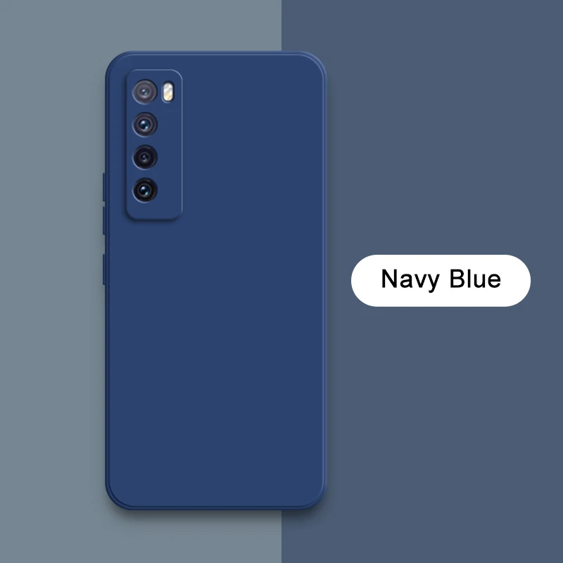 Premium Shockproof Square Liquid Soft Silicone Phone Case