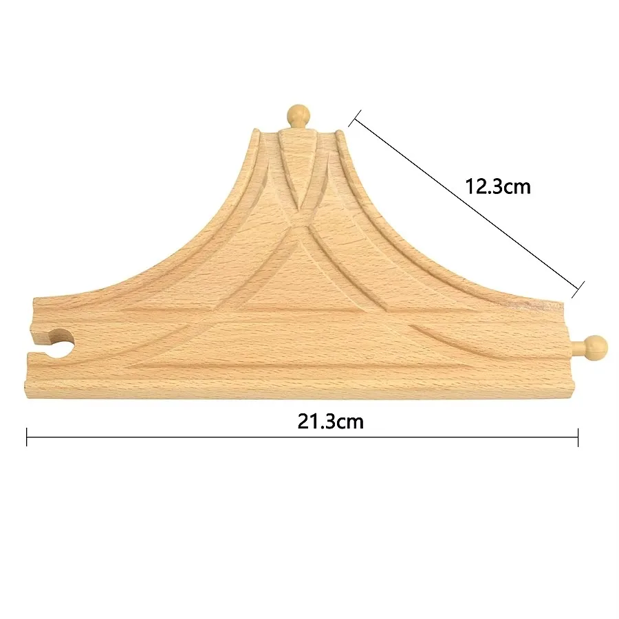 Wooden Railway Train Track Connectors - Beech Wood Accessories