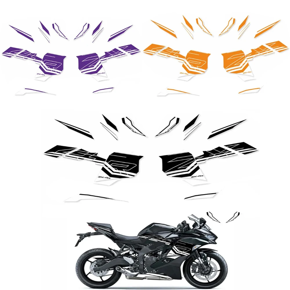 

For Kawasaki ZX-4R ZX4R ZX-4RR 2022 2023 Motorcycle Accessories Fairing Sticker Full Vehicle Sticker Waterproof Reflective Kit