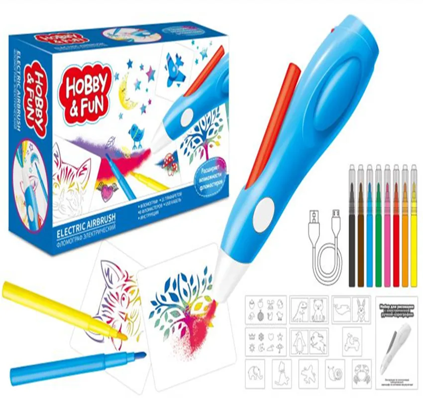 

Low Temperature 3D Printing Pen, Spray Painting Pen Consumables, Student Graffiti Pen Holder, Creative Charging, Wireless 3D Pai
