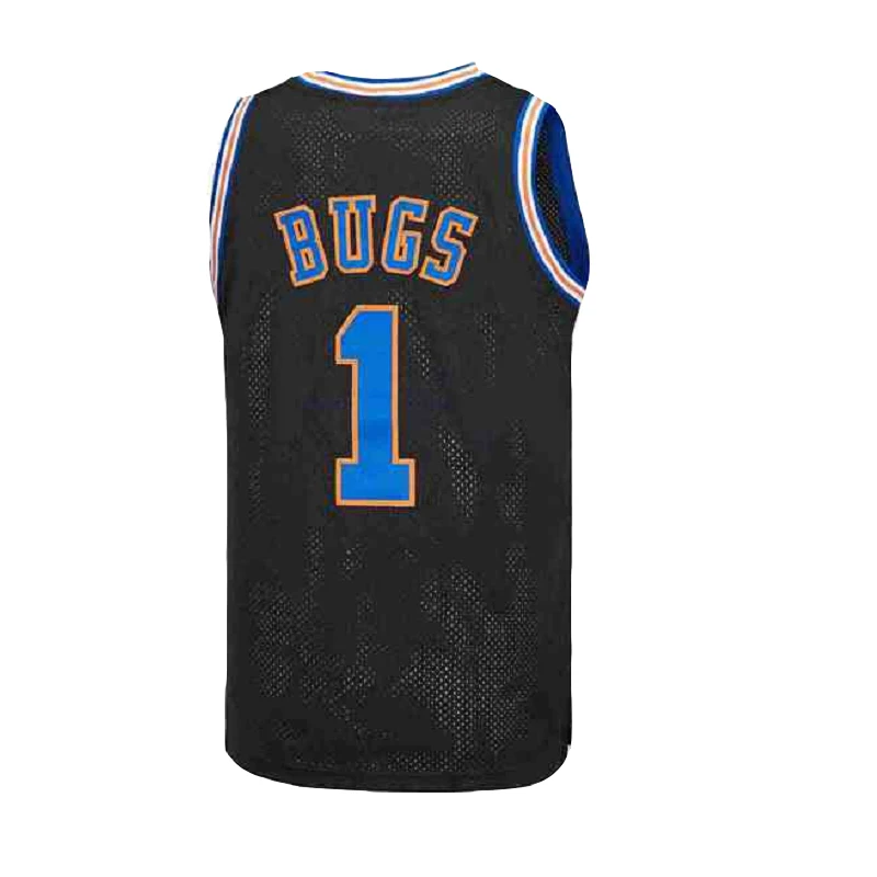 Basketball jerseys 1 Bugs 10 LOLA ! TAZ 23 SPACE JAM jersey Sewing embroidery High Quality Outdoor sportswear White Blcak