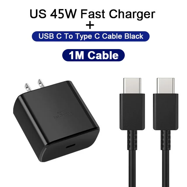 US Black With Cable