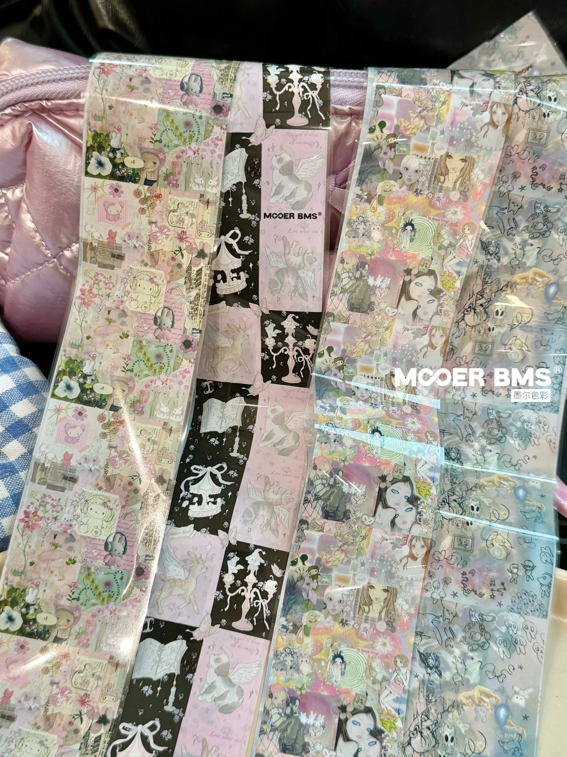 Hand-painted Graffiti Manicure Transfer Stickers Nail Foils Nail Decals Needs To Be Matched with Transfer Glue