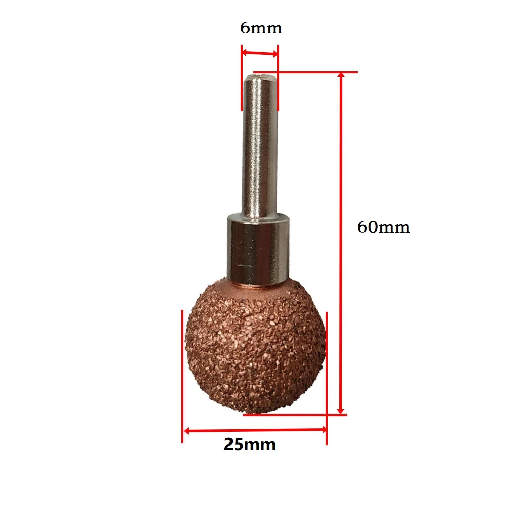 

Buffing Wheel Ball Rasp Tungsten Alloy Tyre Repair Tool Grinding Head Rasp Large Buffer Ball With Arbor Adaptor