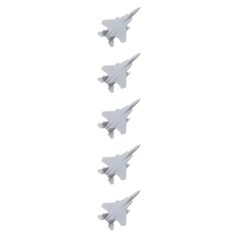 

5PCS F-15C Eagle Fighting Aeroplane Mould with Landing Gear 1/700 400 350 Scale Battle-plane Uncolored Part for DIY Model Hobby