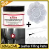 60/20ml Leather Complementary Refurbish Cream Leather Filling Paste Compound Leather Restoration Cream Tears Crack Burns Holes 1