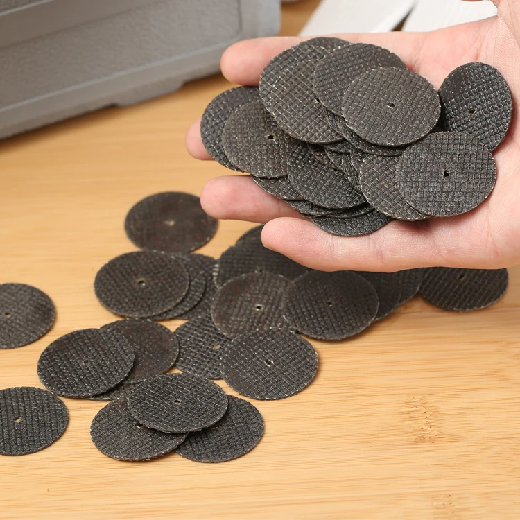 Dischi Da Taglio In Resina 32mm - 25 Pezzi Con Mandrino Per Utensili Rotanti - Foto 3