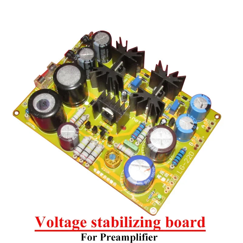 

LM317 LT1086 Voltage Stabilizer Board for Vacuum Tube Preamplifier High Voltage Low Voltage Adjustable Soft Start Circuit Board