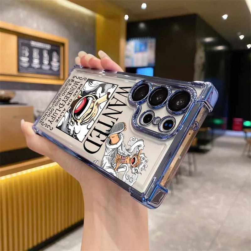 Anime One Piece Handyhülle für Samsung S26 S25 Edge S24 S23 S22 S21 S20 FE Ultra Plus Lite, Galvanisierte Sturzsichere Schutzhülle – Detail 14