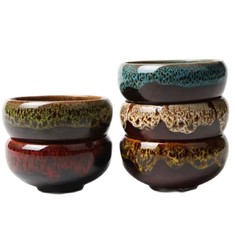 Set Da 6 Mini Vasi In Vetro Vintage – 13x3x5,3 Cm, Diamante Inciso, Per Fiori Secchi, Centrotavola E Diffusori Di Fragranza, Colore Ambra