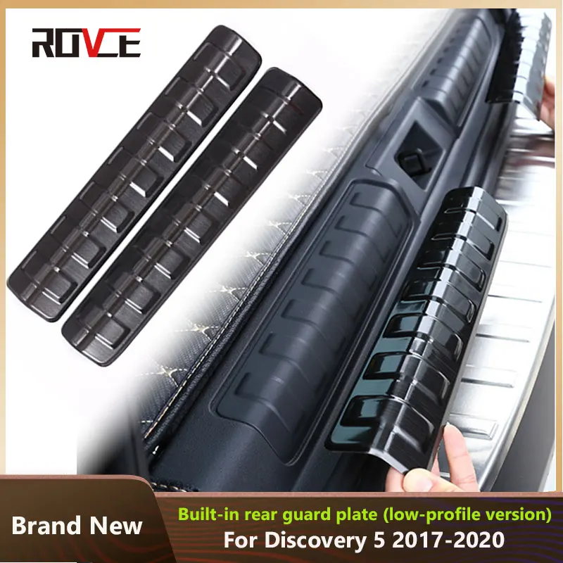 

Защитный экран ROVCE для заднего багажника автомобиля Land Rover Discovery 5 2017-2020, пластина из нержавеющей стали, нижняя версия