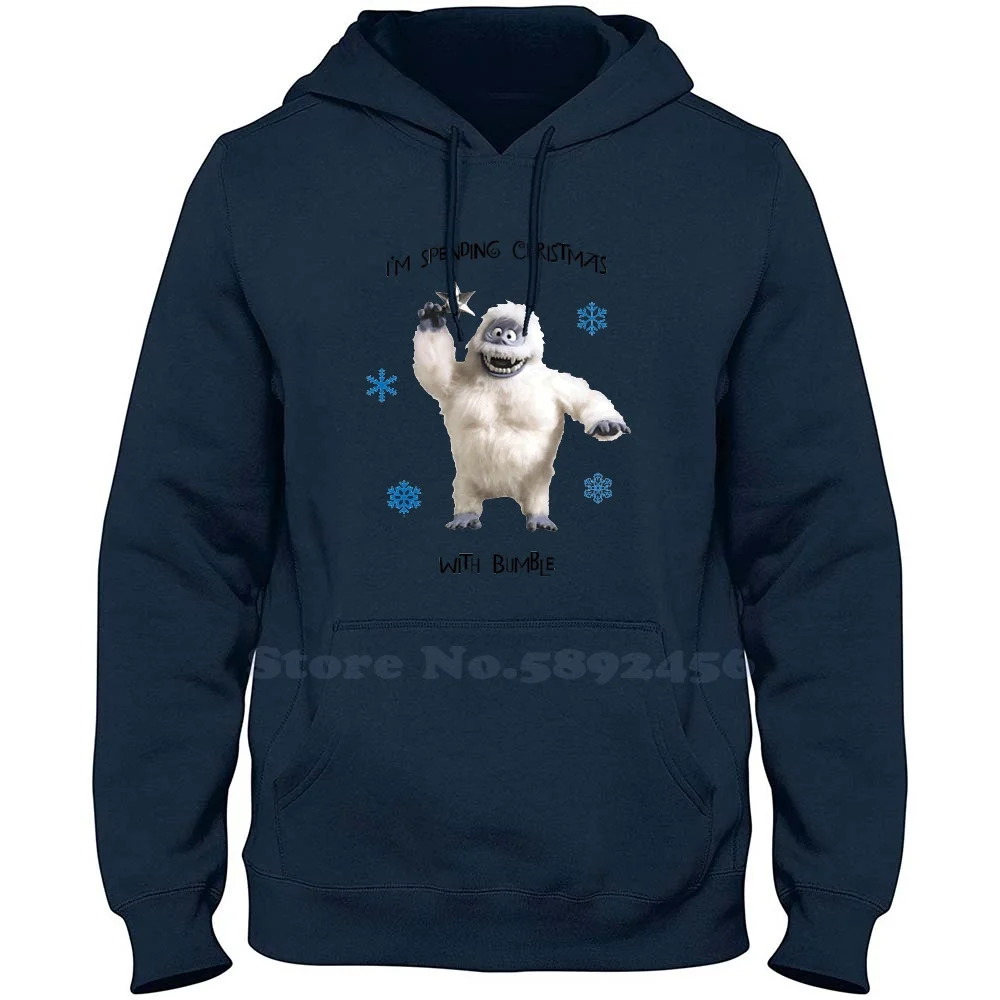 

Bumble For Christmas High-Quality 100% Cotton Hoodie Casual Sweatshirt