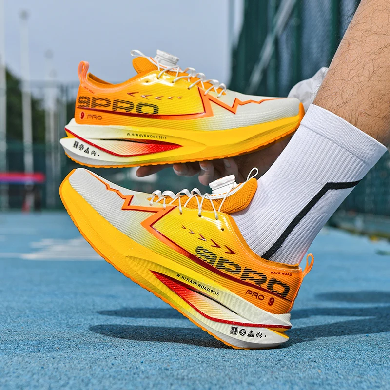 Unisex Breathable Mesh Running Shoes with Shock-Absorbing Sole