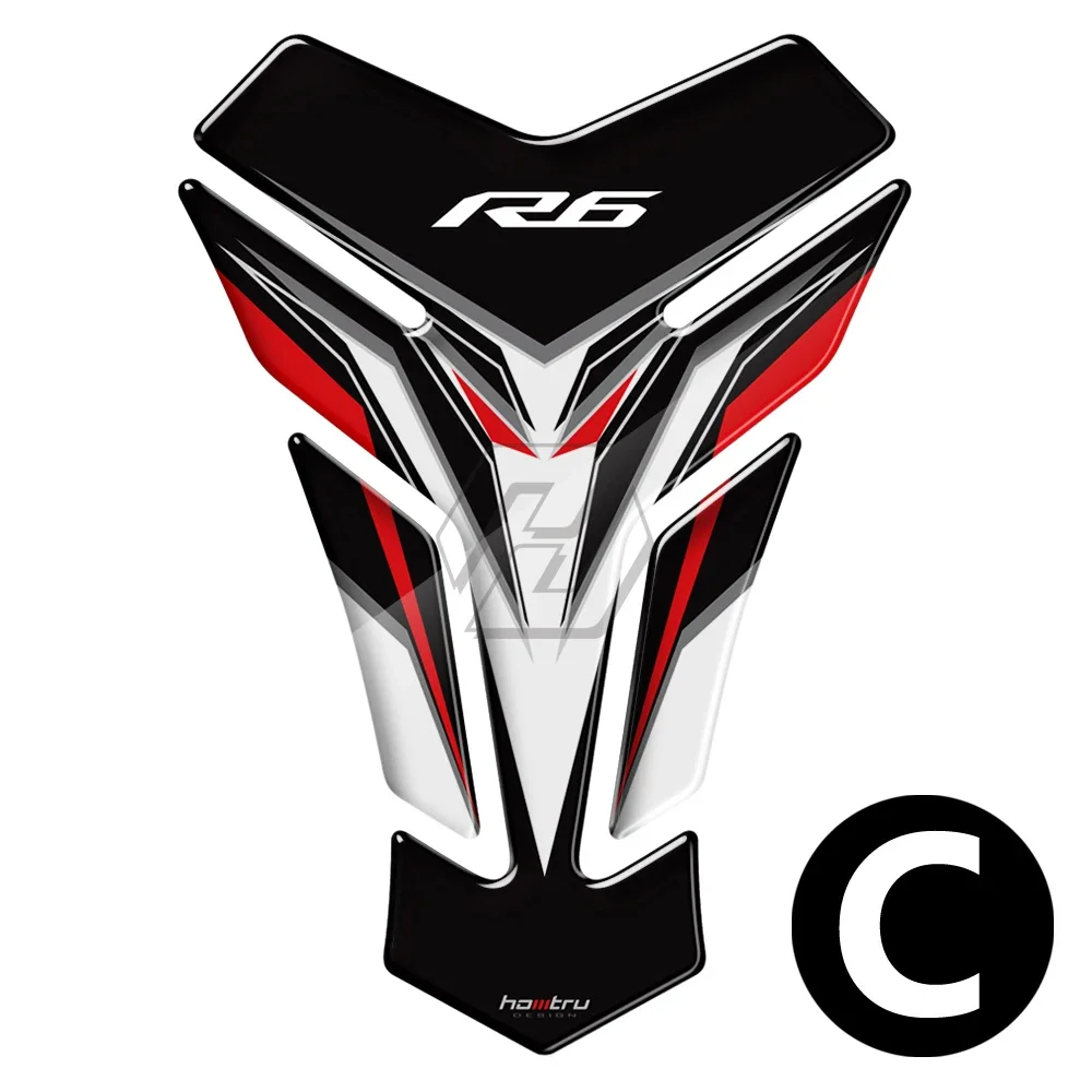 ߸ YZF-R6 R6 2002-2019  3D   ũ е ȣ ƼĿ