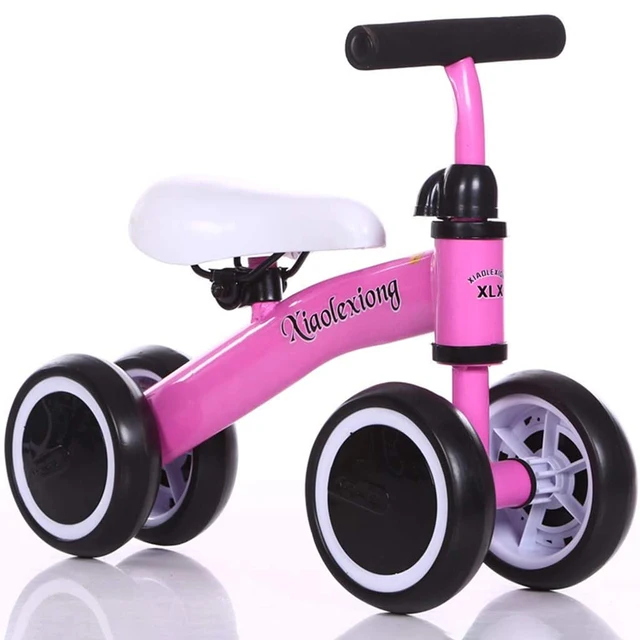 Mini Bike Kids Bicycle with 4 Wheels Balance Pedal Toy Learning Walk Scooter Baby Infant Biking Learning Supplies 3