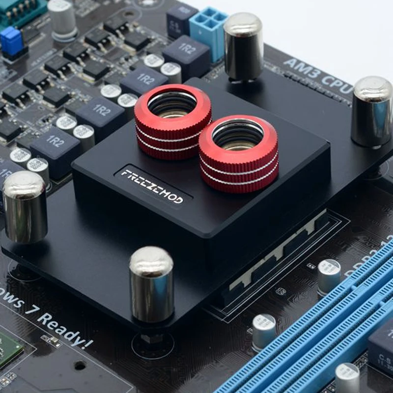 Freezemod Computer Cpu Water Block For Am2 /am3 /am3+ /am4 Processor
