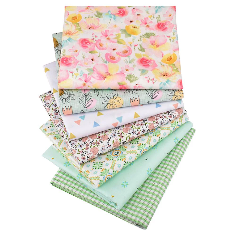 Chaihno,Printed Twill Weave Cotton Fabric,Patchwork Cloth,DIY Sewing Quilting Material,Mix Designs Series,40x50cm/piece,25CCZ4