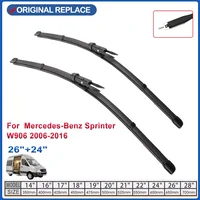 Car Wiper Front Wiper Blades For Mercedes Benz Sprinter W906 906 2006 2016 26" 24"Car Accessories Windshield Windscreen Window 1