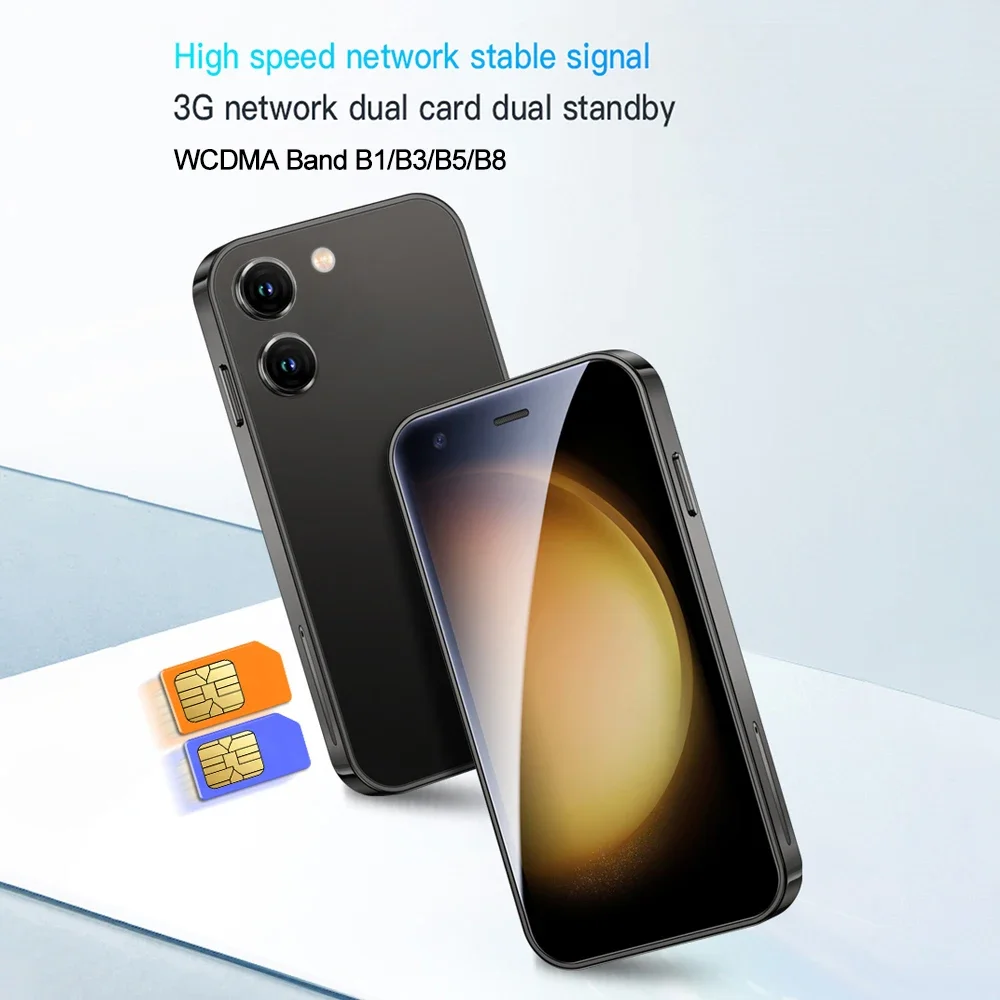SOYES XS20 Pro 3.0" Small Phone 2GB RAM 16GB ROM Android8.1 Dual SIM Standby With Play Store BT Wifi GPS 3G Cell Phone 4