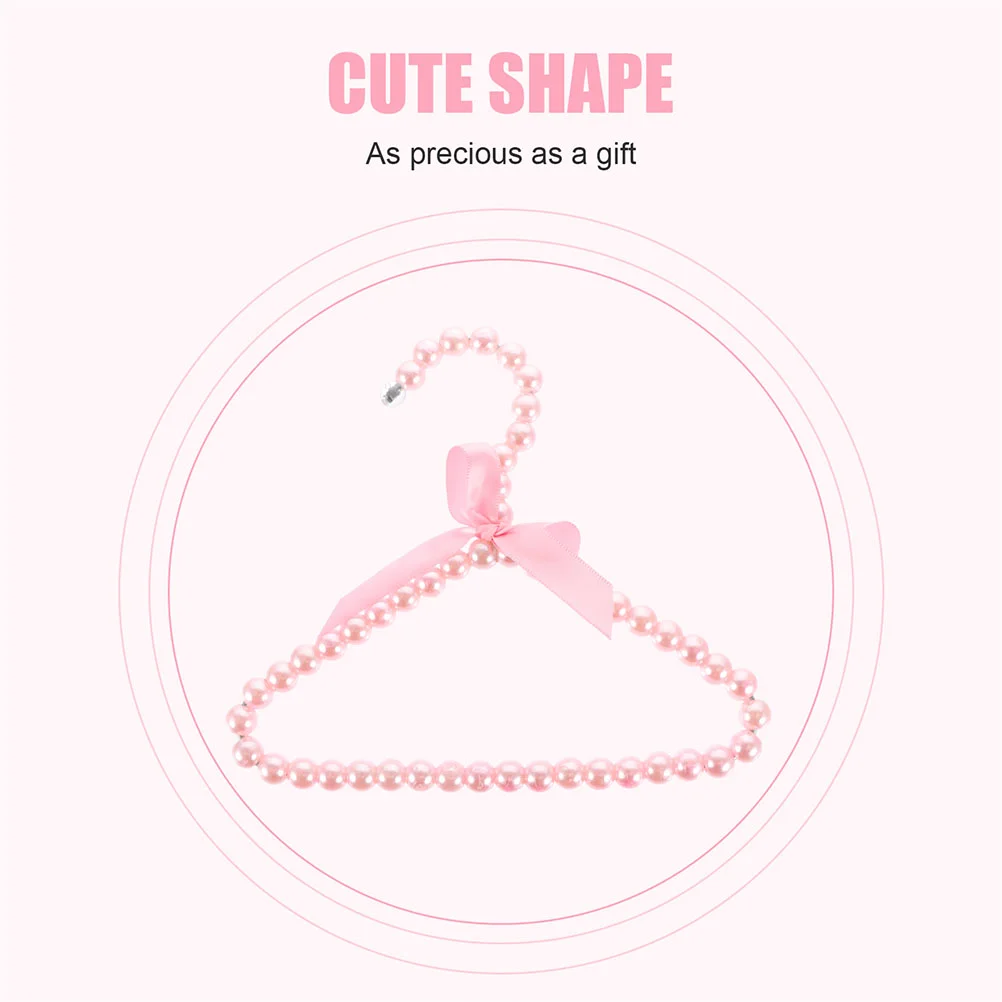 

Baby Hangers Kids Hangers Pearl Beads Clothes Hangers Beaded Clothes Hangers Dress Pants Hanger Closet Coat Hangers Kids