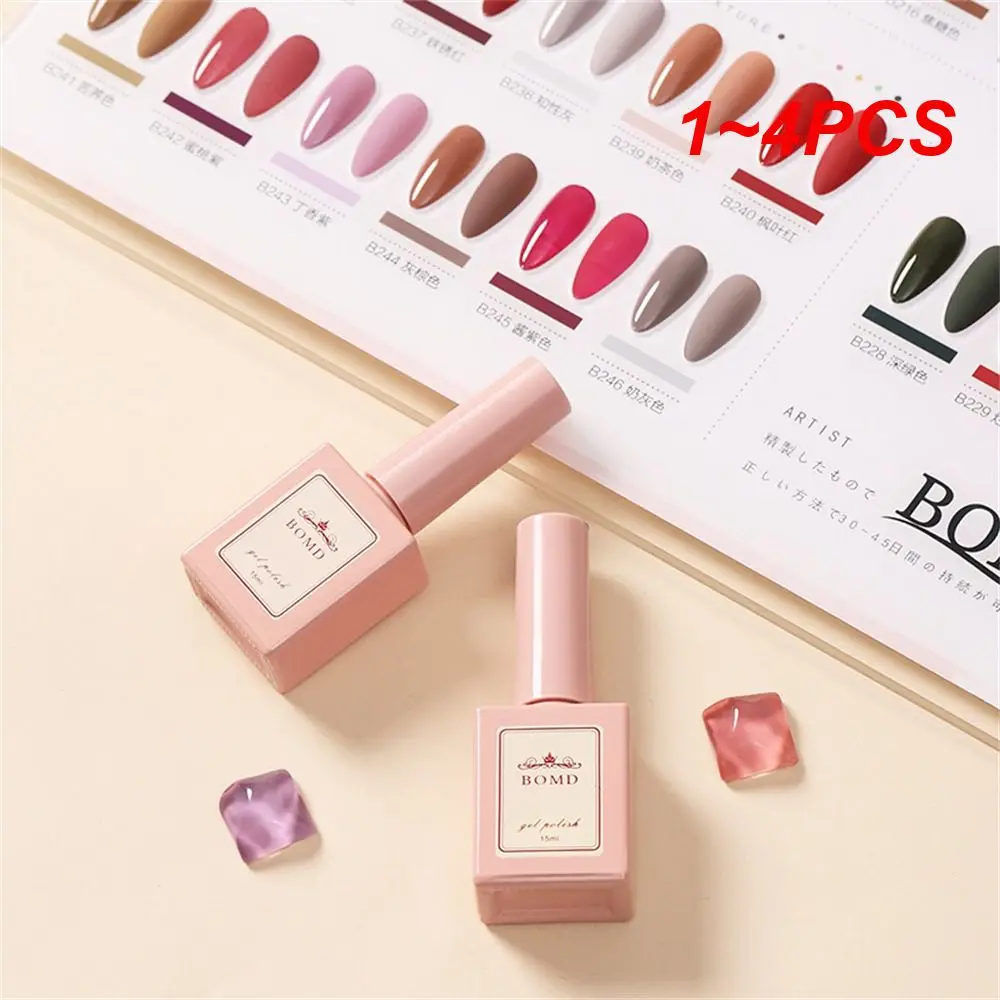 

1~4PCS Gel Nail Polish Semi Permanent Colorful Nail Gel Polish Nail Supplies Nail Art Polish Gel Manicure 19 Color Nail Varnish