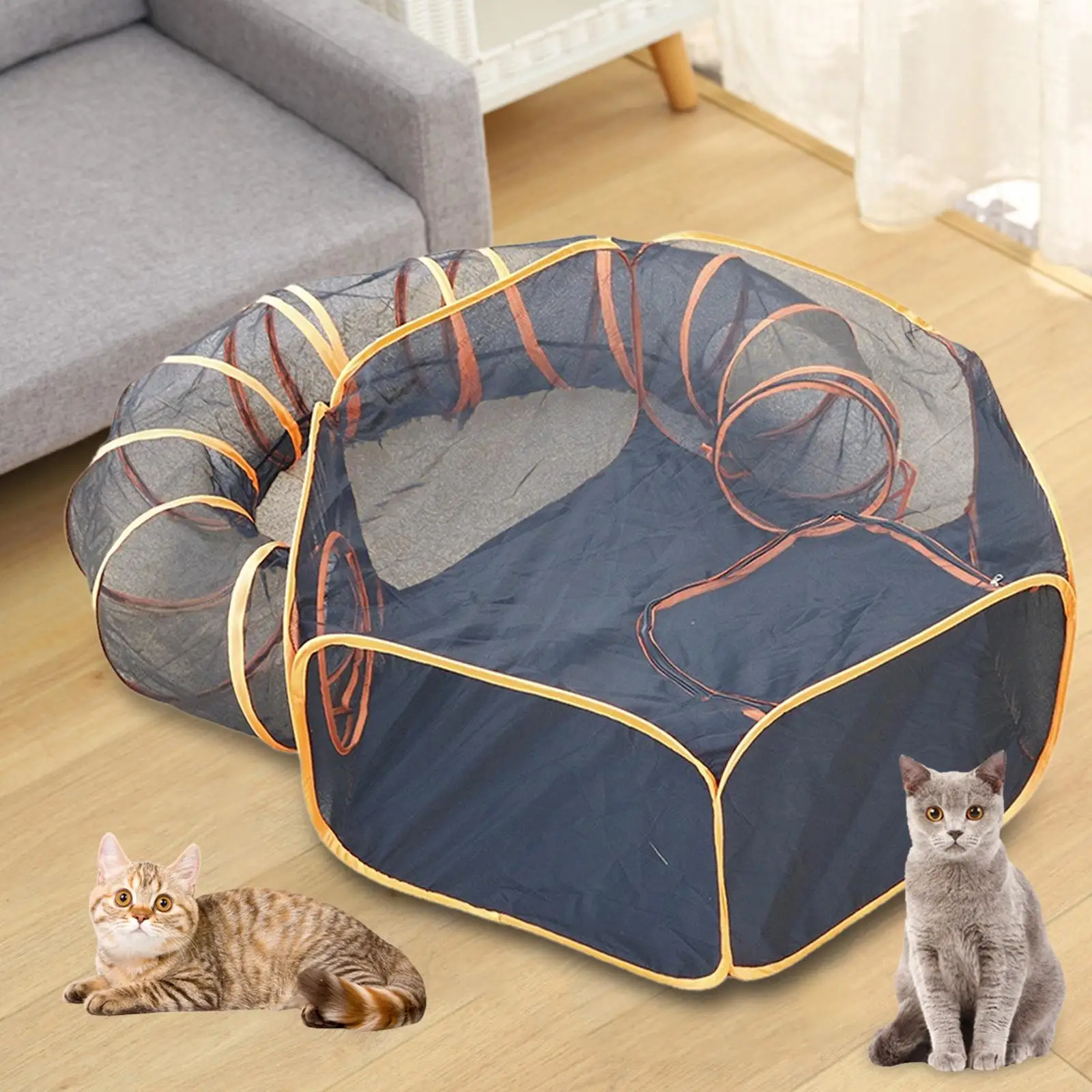 Pet Tent Extra Large Portable Cat Play Pen, Indoor Cat Tent, Dog