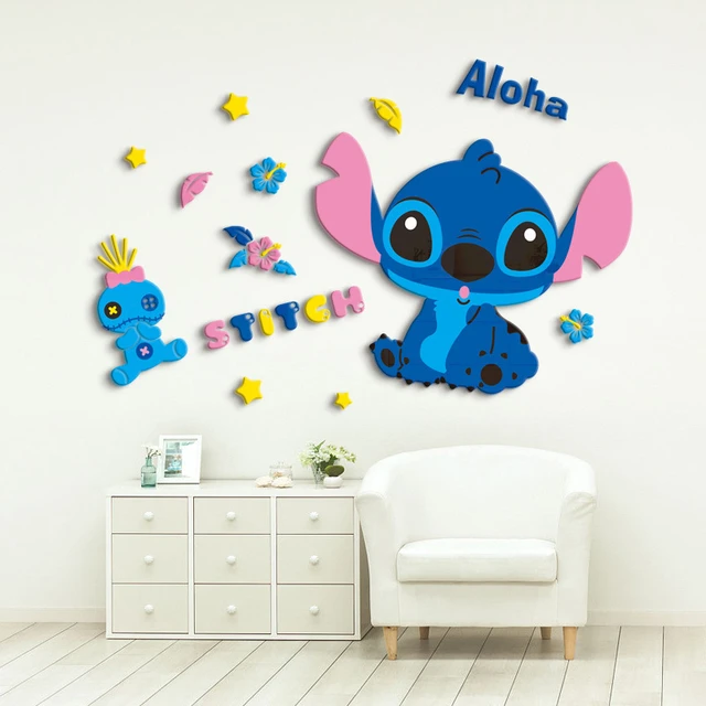 Aliexpress.com : Buy Cartoon Wall Stickers For Kids Rooms Lilo