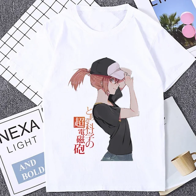 Toaru Majutsu no Index Cosplay Costumes Accelerator T-Shirts Toaru Kagaku  no Railgun Men Stripe Tops T shirts Black white Tees - AliExpress