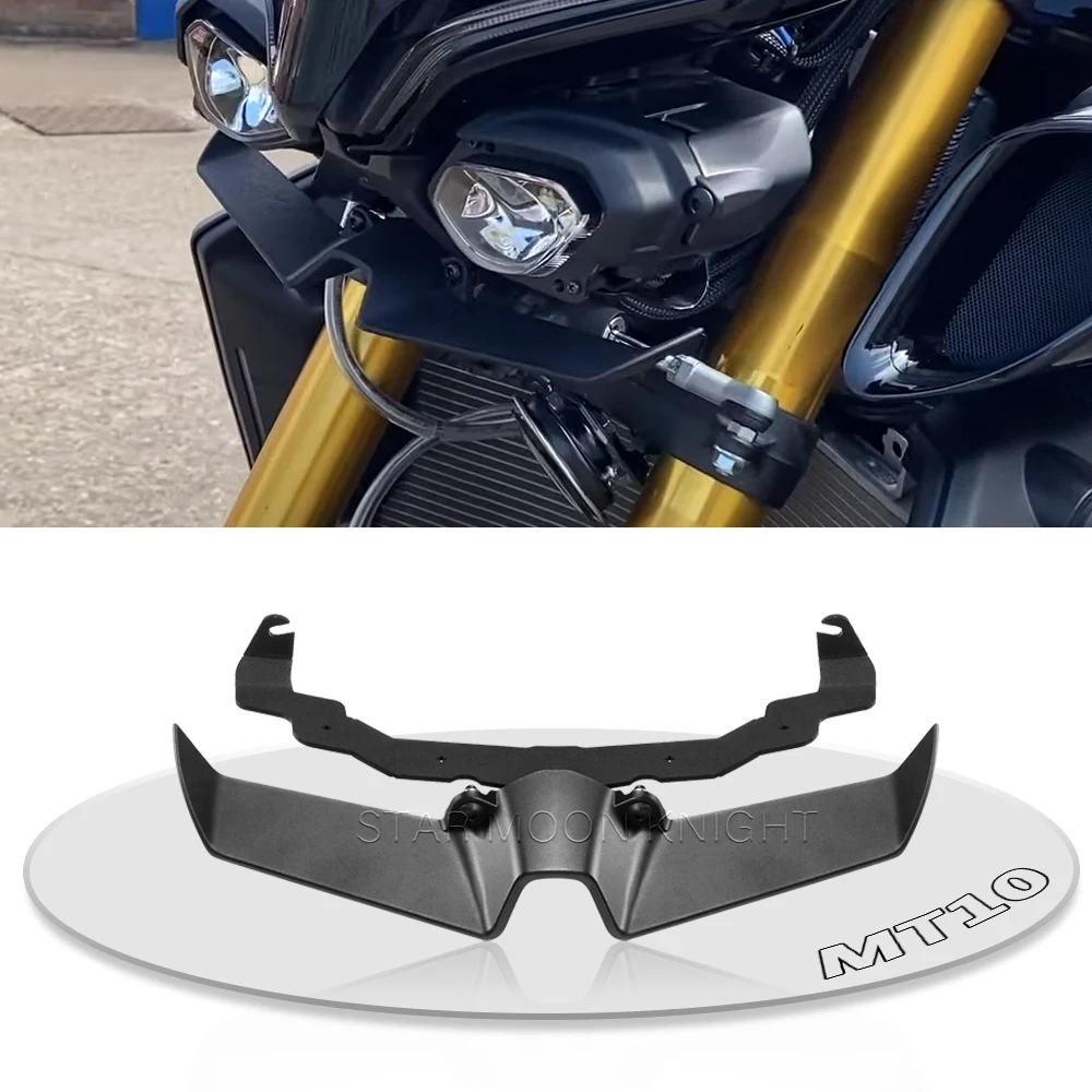 

Motorcycle Accessories For YAMAHA MT10 MT 10 SP MT-10 2022 2023 2024 Naked Front Spoiler Winglet Aerodynamic Wing Kit Spoiler