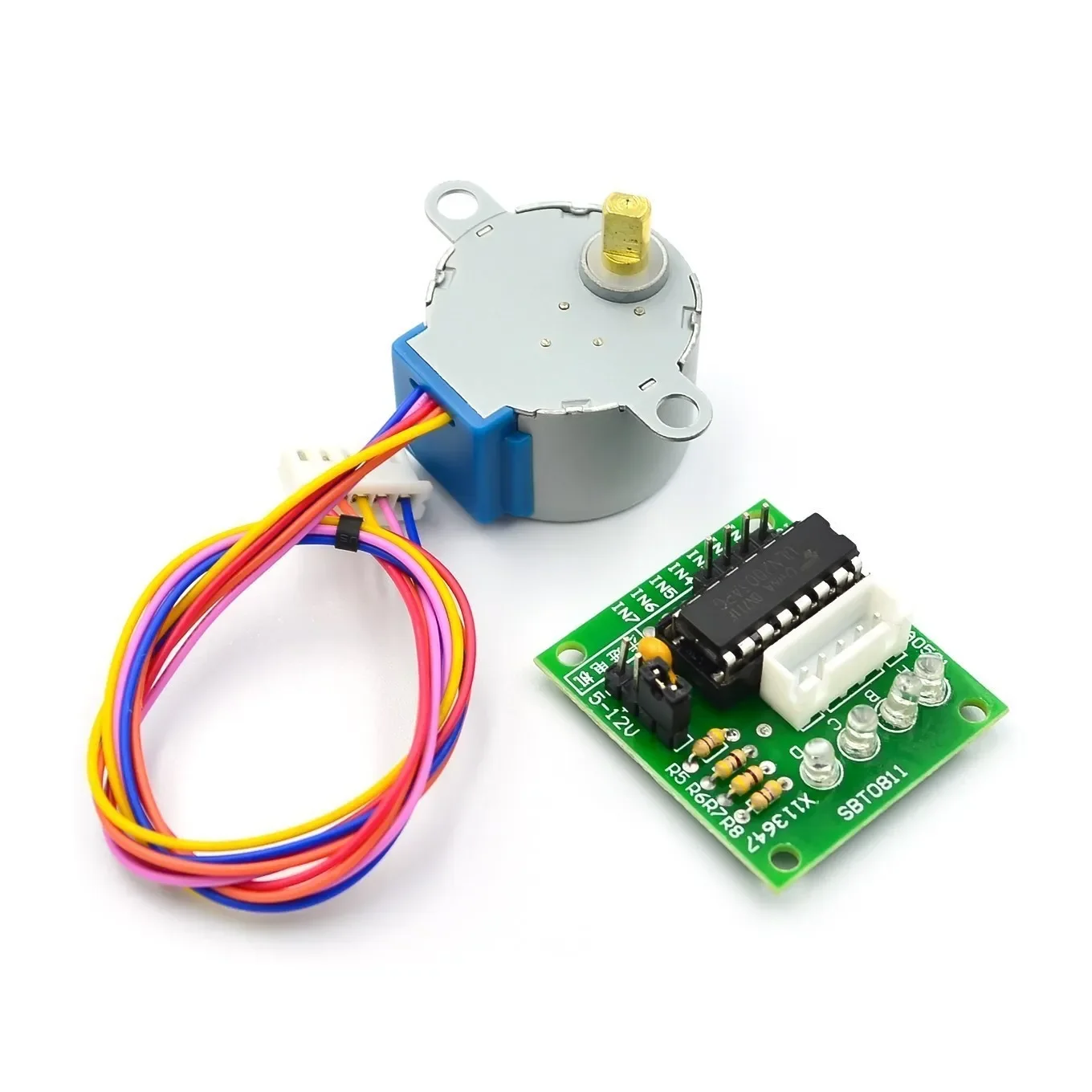 5V Stepper Motor 28BYJ-48 + ULN2003 Driver Test Module for Arduino,Micro Mini Electric Step Motor for PIC 51 AVR 1