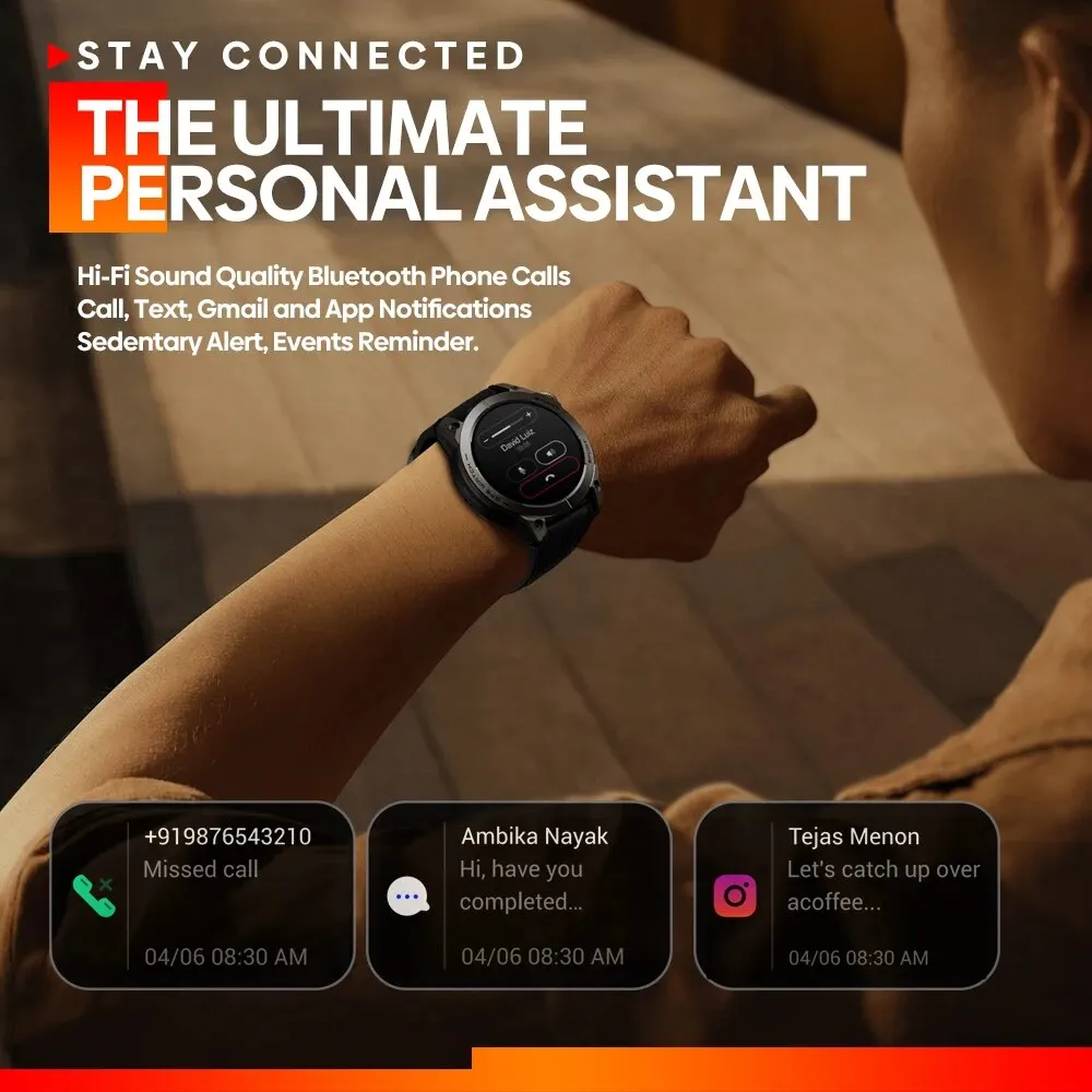 Zeblaze Stratos 3 ̾ GPS Ʈ ġ, Ʈ HD AMOLED ÷  GPS, Hi-Fi  ȭ ȭ,  Ʈġ