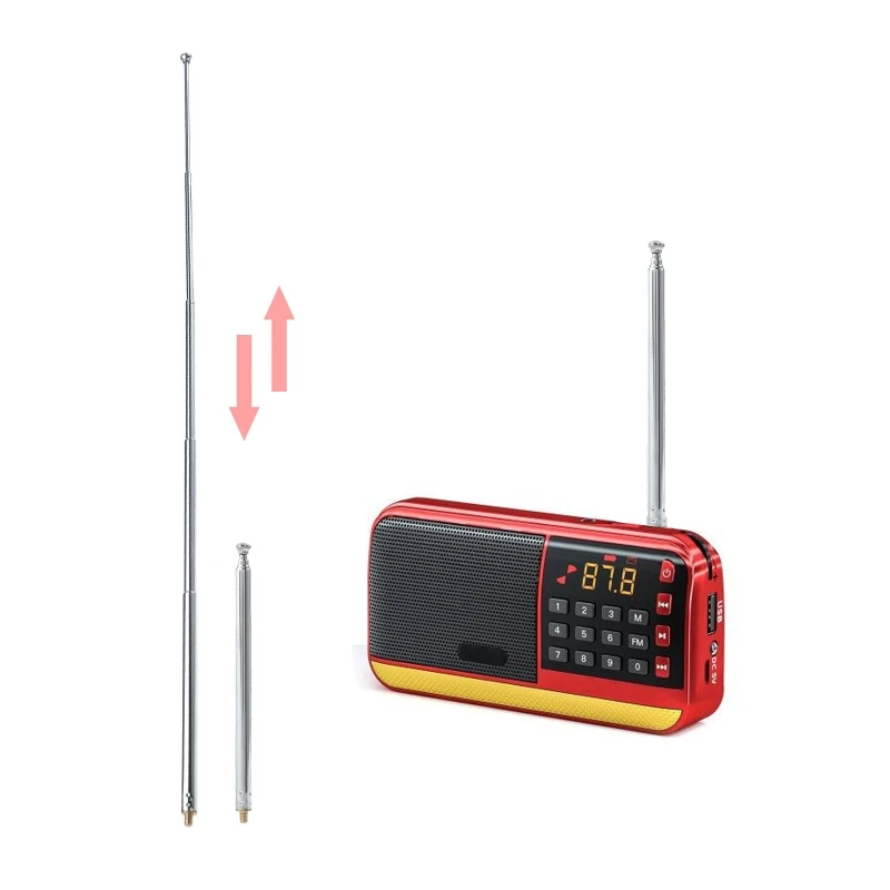 Telescopic Aerial Antenna Universal 5 Sections for RC Car Radio Antenna Receiver Telescopic Aerial Replacement rc car antenna