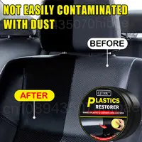 Car Plastic Restorer Back To Black Gloss Car Cleaning Products Plastic Leather Restore Auto Polish And Repair Coating Renovator 5