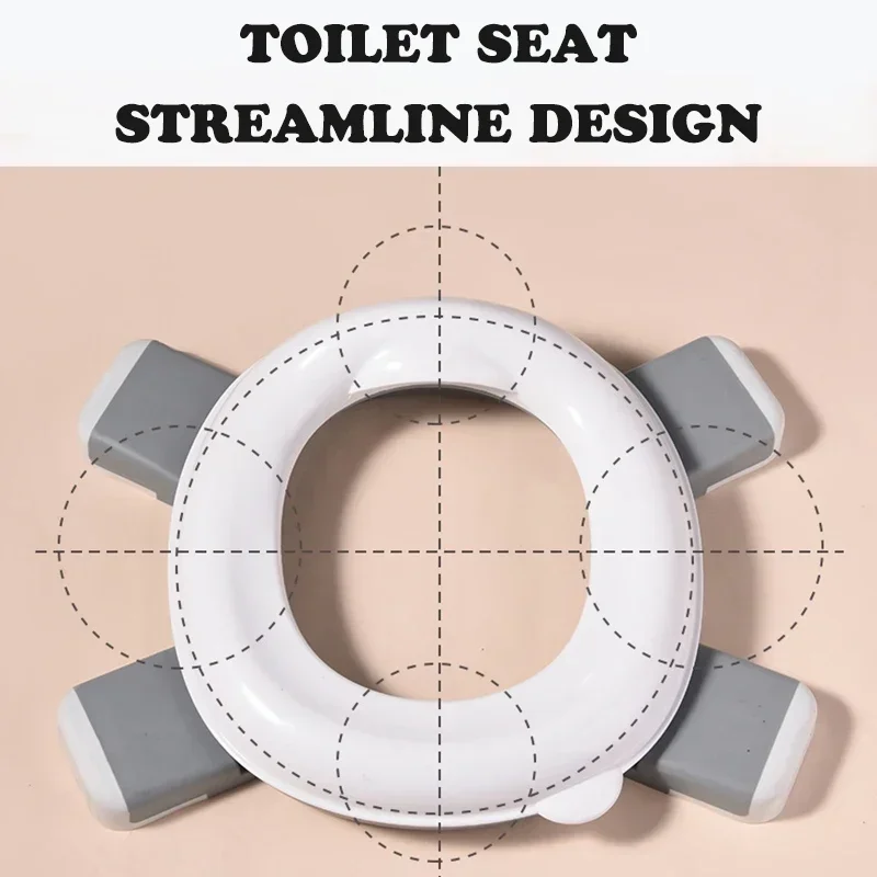 Potty and Baby Seats Baby Trainer Bath Toilet Adapter Children Toilet Seat Pad 3 in1 Multifunction Toilet for Baby 5