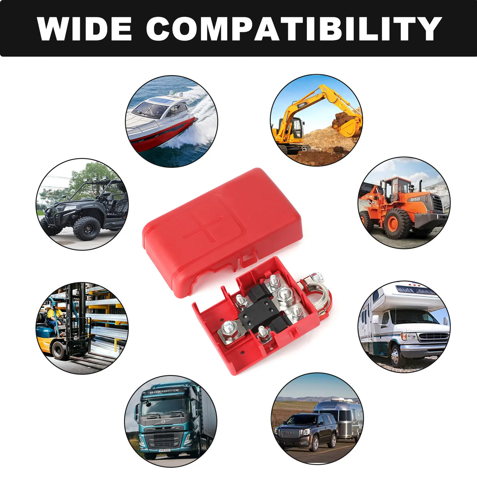 32V 400A Car Quick Release Fused Battery Distribution Terminal Clamp Connectors battery terminal connectors,battery connectors,electrical connectors,plug connectors