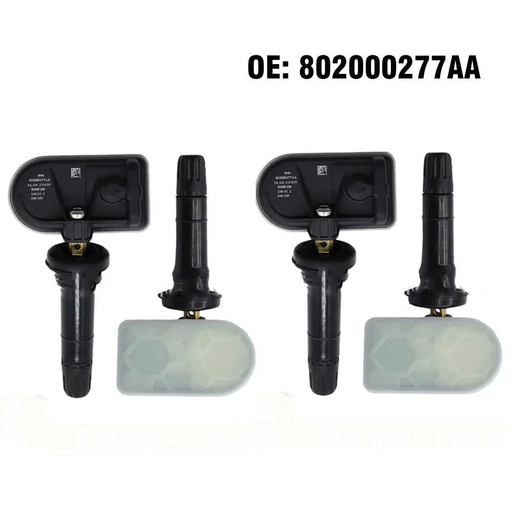 4pcs Car TPMS Sensor Tire Pressure Sensor Monitoring System for Chery Omoda E5 C5 O5 802000277AA