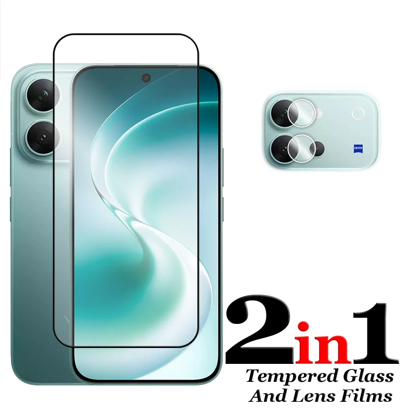 Premium Tempered Glass Screen Protector with 2.5D Full Cover and HD Clarity Lens Film