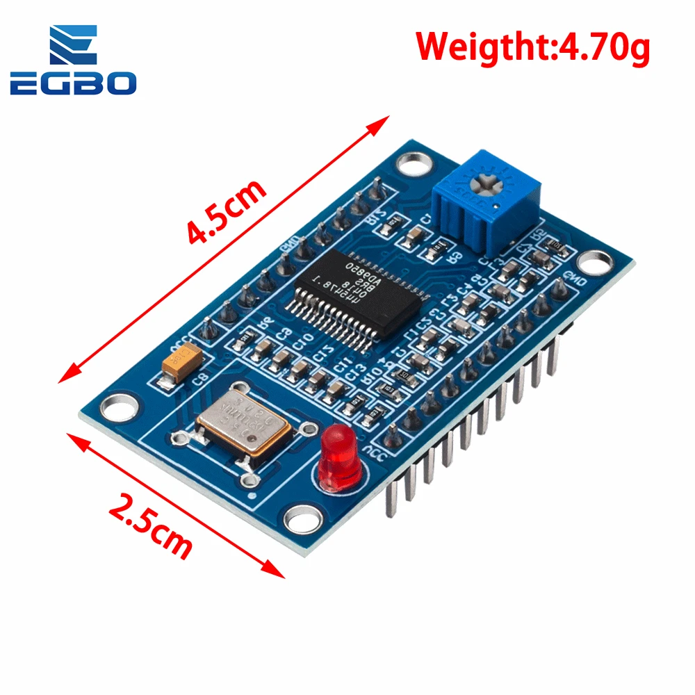 2 Moduli Generatore Segnale AD9850 DDS - 0-40MHz, Onde Sine E Quadre, Per Elettronica