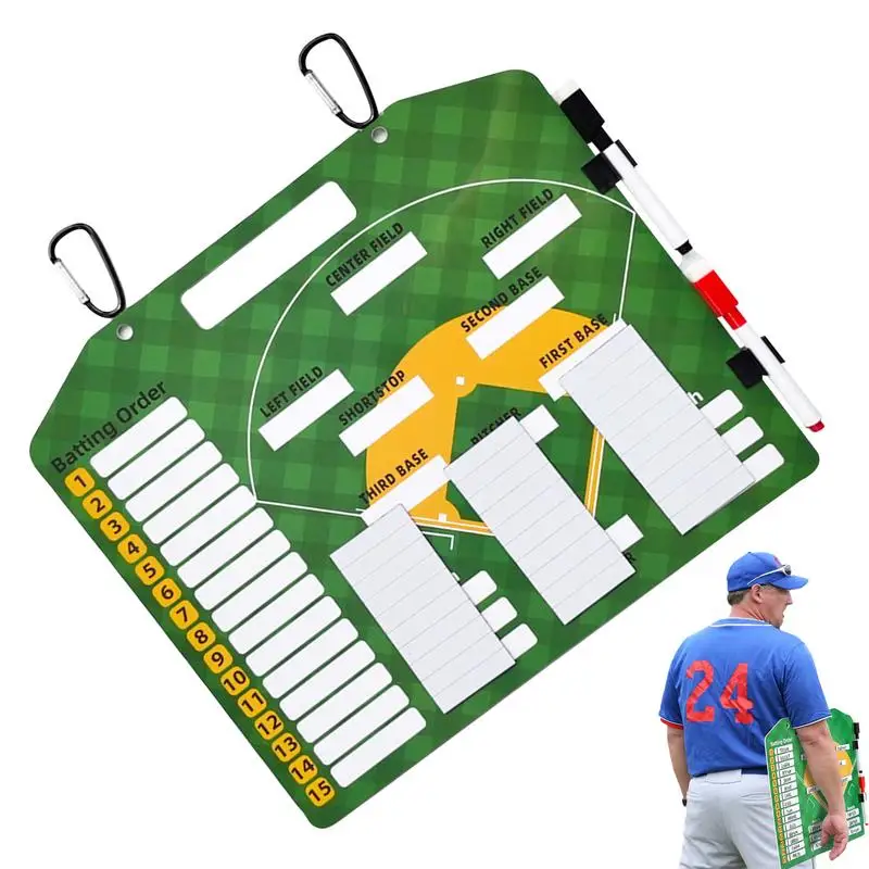 

Baseball Magnetic Board Dry Erase Baseball Lineup Clipboard Magnetic Baseball Dugout Board To Display PlayersPositions For