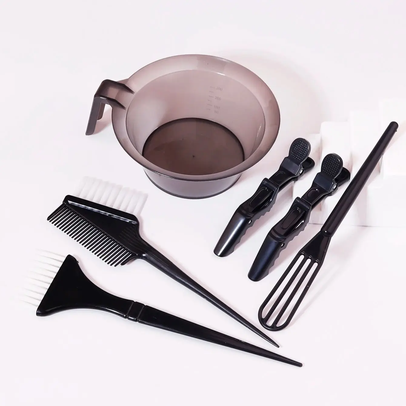 6개의 전문 살롱용 헤어 염색 세트 - DIY 헤어 염색, 가정 및 살롱 헤어스타일에 사용, 실제 헤어 가발에 특별히 적합