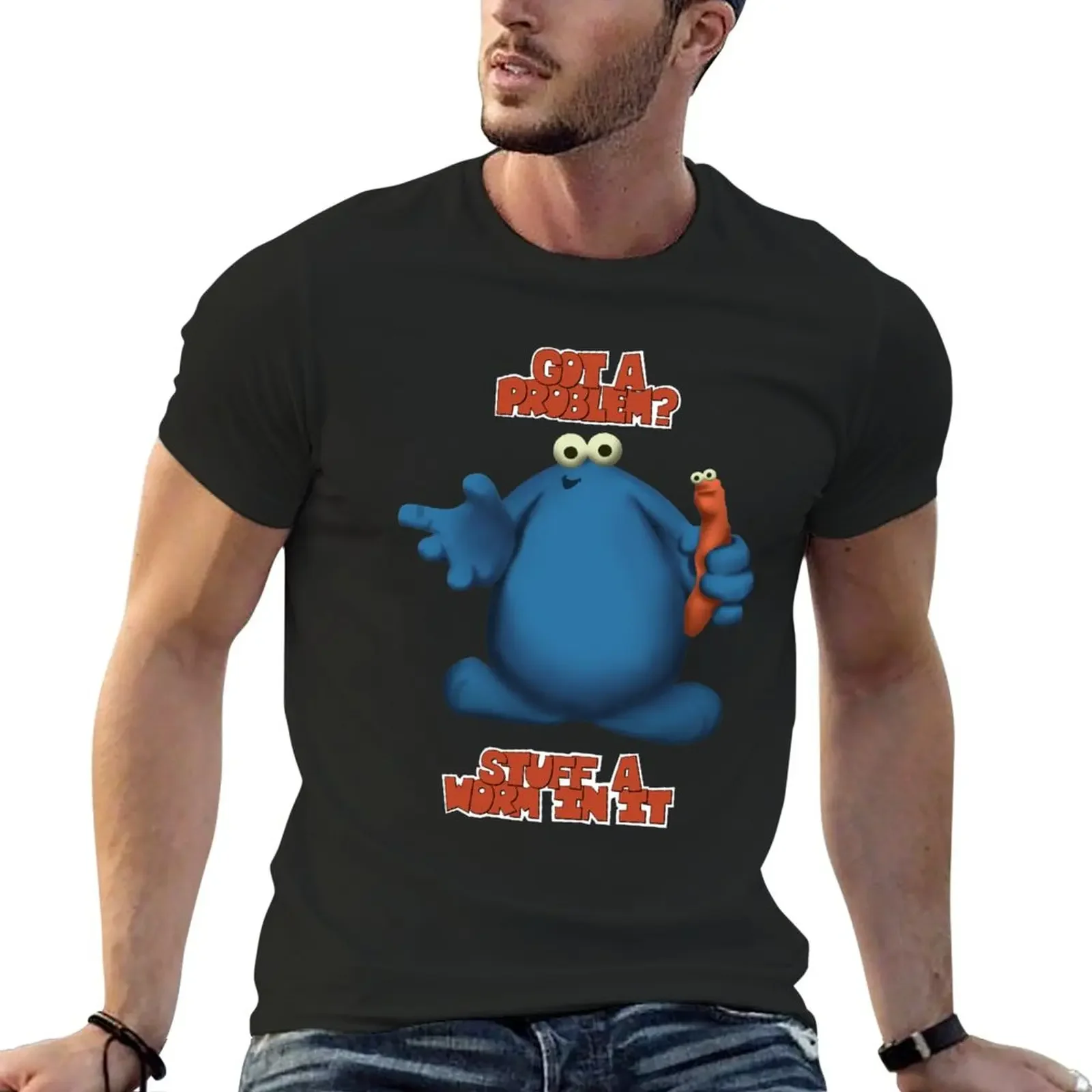 

Stuff a worm in it T-Shirt sweat shirts oversized cute tops Aesthetic clothing mens t shirts pack