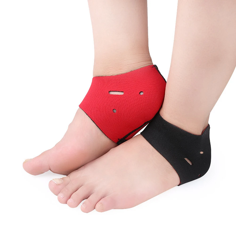 

2Pcs Plantar Fasciitis Therapy Wrap Heel Foot Pain Arch Support Ankle Brace Heel Warm Protector Insole Orthotic