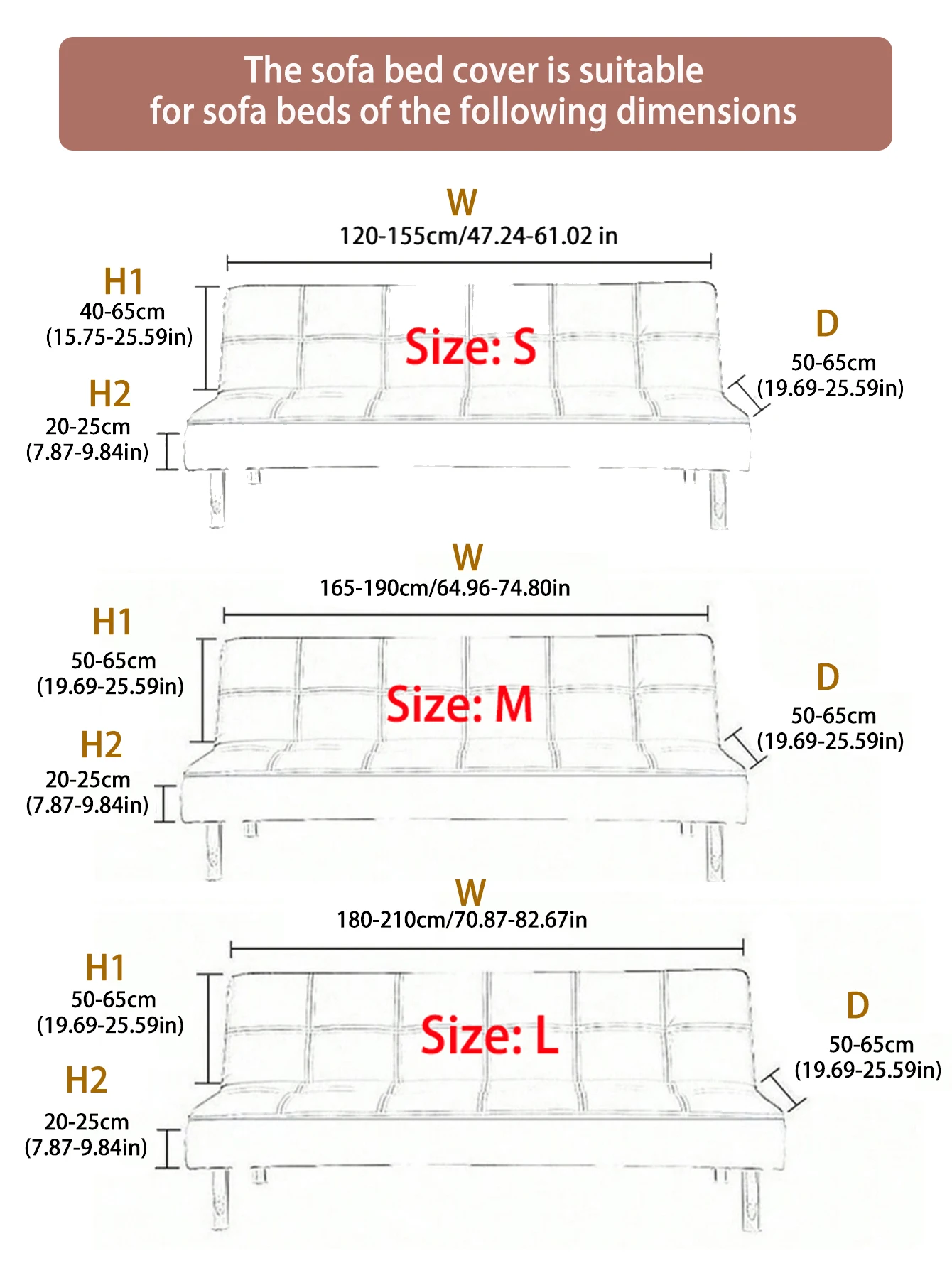 Jacquard Sofa Bed Cover Image 1