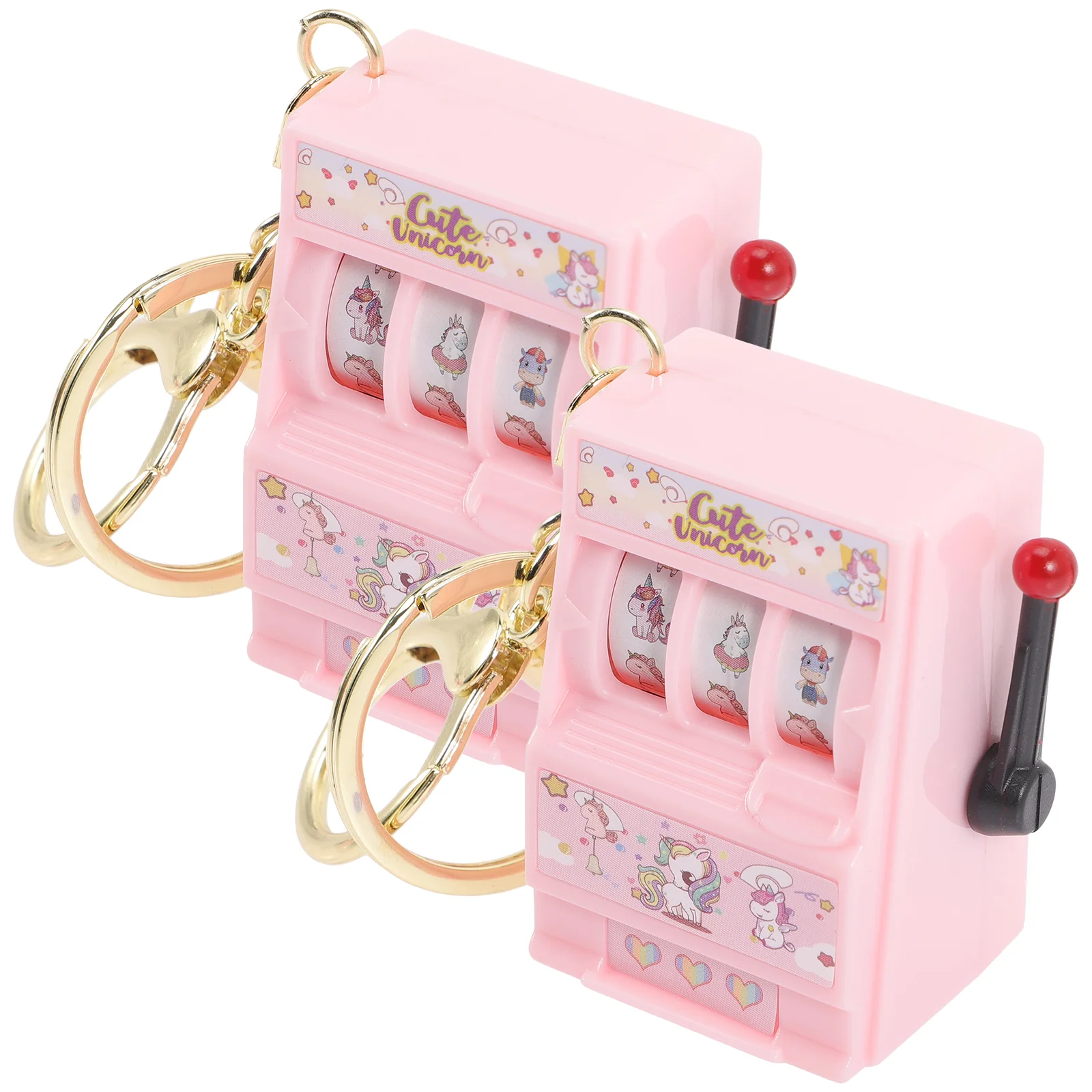 

2 Pcs Rocker Toys Fidget Children’s Kids Mini Slot Machine Unique Gift