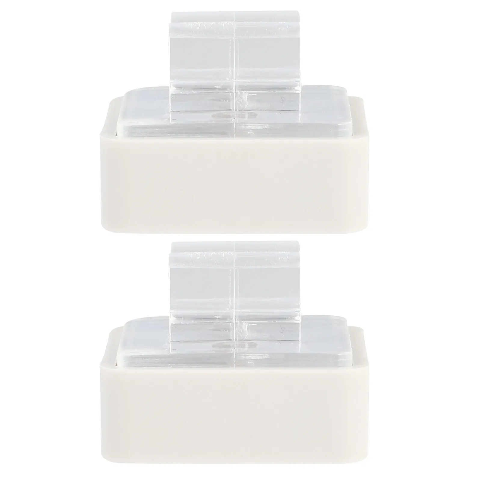 2Pcs 자석 베이스 슈퍼마켓 랙 ABS 플라스틱 디스플레이 프레임 매치 액세서리 선반 홀더 슈퍼마켓 용품