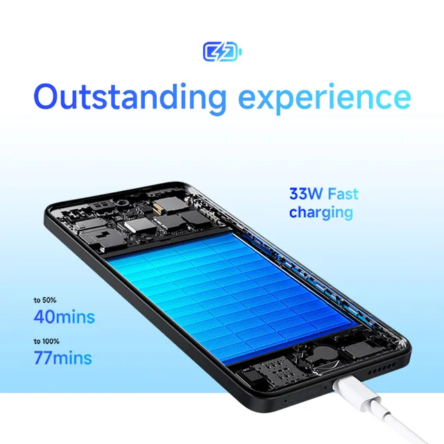 Version mondiale Xiaomi Redmi Note 14 Smartphone 8GB / 12GB RAM MediaTek Helio G99-Ultra 33W120Hz AMOLED 108MP 5500mAh 4