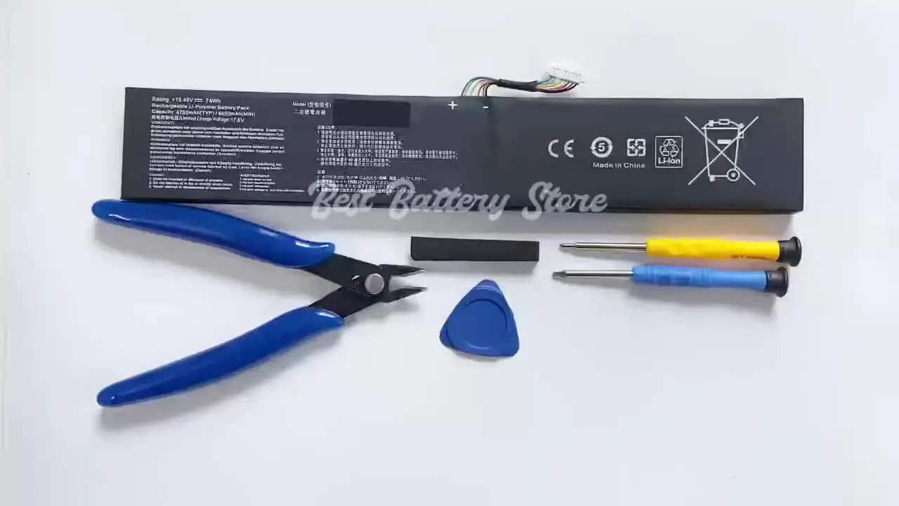 ROG Ally RC71L用純正バッテリー Asus rogallyの交換用バッテリー,74/79.7whの容量の拡張