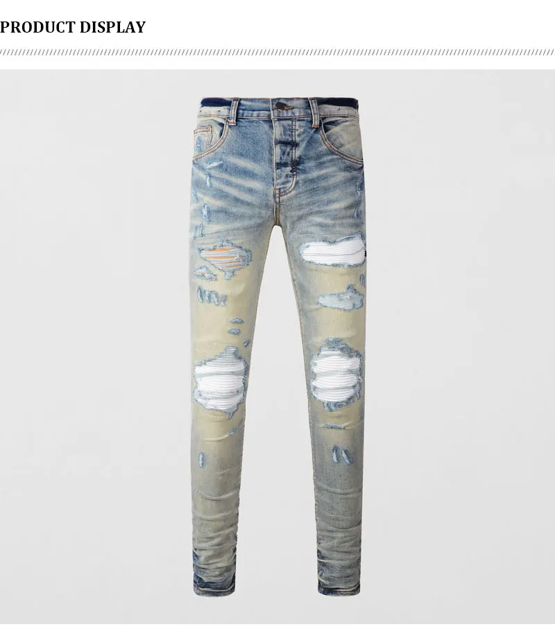 PlatiNum Light Blue Men's Jeans Style 2