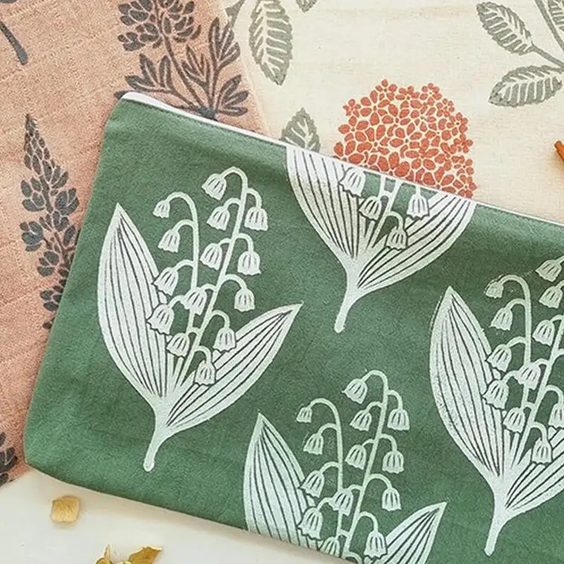 Botanical self ink stamps Vintage Wood Plant Stamp 3pcs Retro Plant Floral Seal Clear Pattern Stamps For Stationery Handbook Card Making